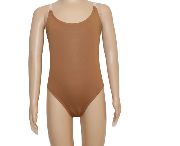 Camisole Leotard Braless - Maven Mahogany