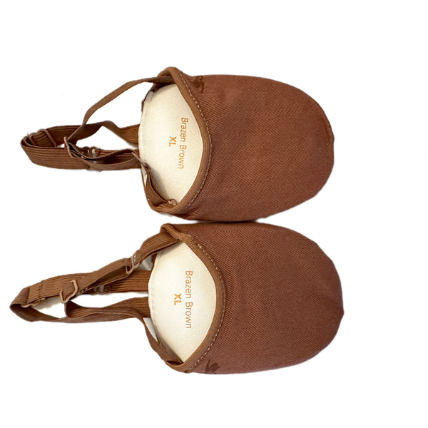 Canvas Contemporary Half-Soles - Brazen Brown