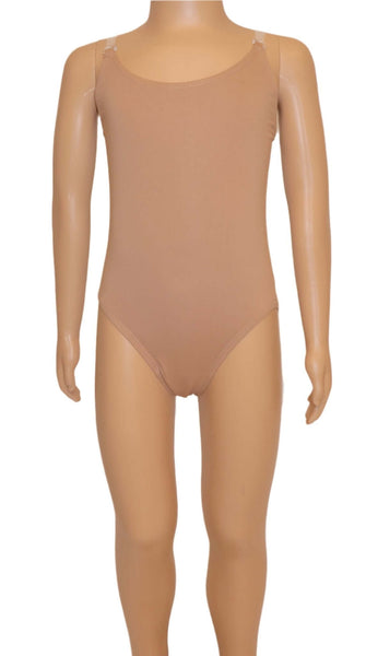 Camisole Leotard Braless - Tenacious Tan