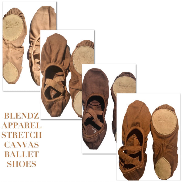 RENTAL - Child  Fleshtone Stretch Canvas Ballet Shoe Size Kit
