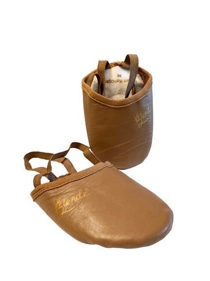 Maven Mahogany Leather Contemporary Half-soles