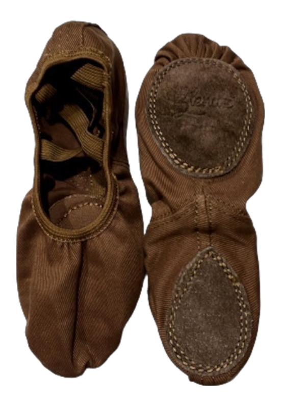 Confident Cocoa Ballet Shoes