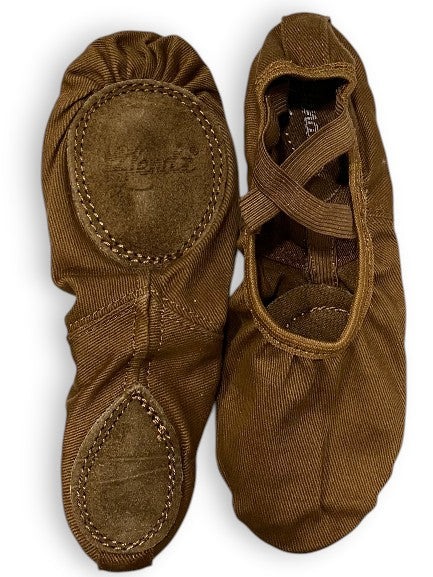 Brazen Brown Ballet Shoes