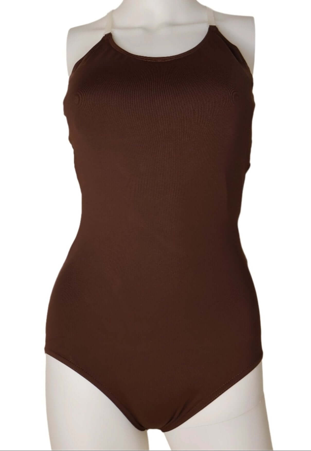 Camisole Leotard with Bra | Confident Cocoa | Blendz Apparel