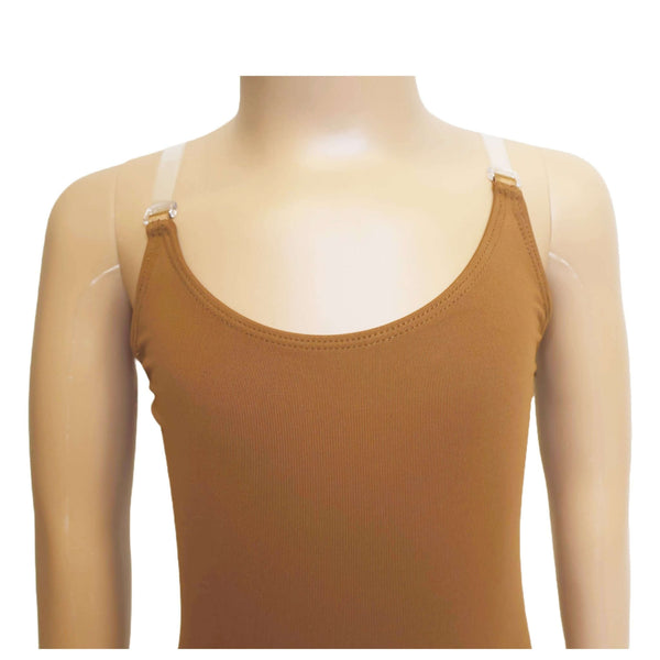 Camisole Leotard Braless - Maven Mahogany