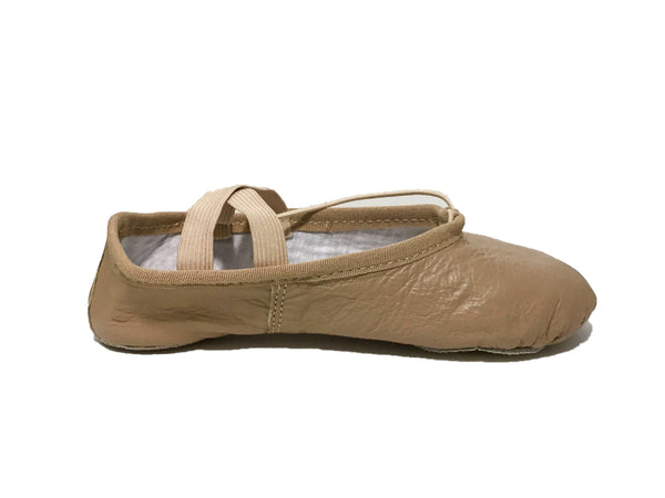 Tenacious Tan Fleshtone Leather Ballet Shoe