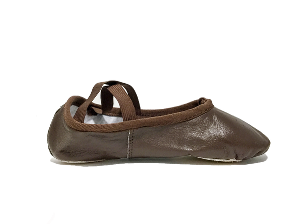 Confident Cocoa Fleshtone Leather Ballet Shoe